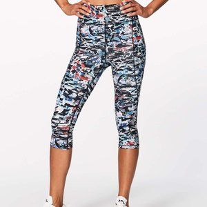 Lululemon Break Free Cropped Nulux 17" running tights